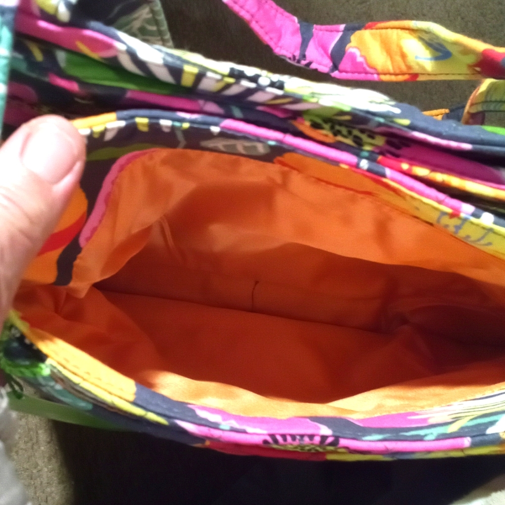 ^NWT!! Vera Bradley 'Jazzy Blooms' handbag - Picture 8 of 10